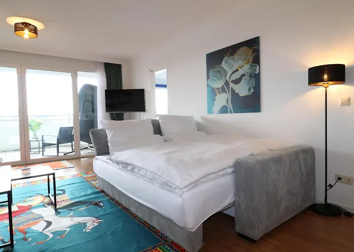 Premium 90qm Zentrum Sued-balkon Parkplatz 1-4 Personen Apartment Bad Lippspringe