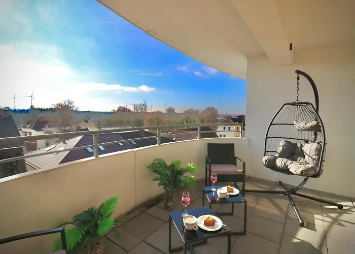 Premium 90qm Zentrum Sued-balkon Parkplatz 1-4 Personen Apartment Bad Lippspringe